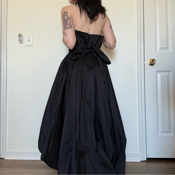 Samuel Dong Black Balloon Gown Small - Picture 4 of 9